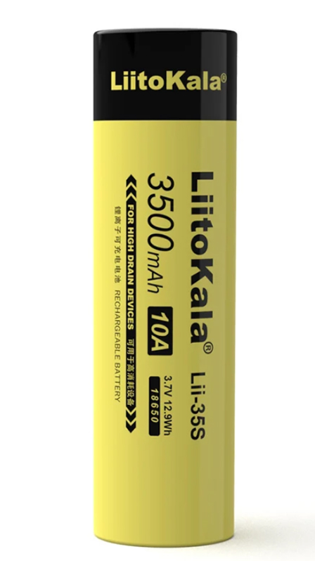 Pile rechargeable Li-Ion 18650 3500mAh